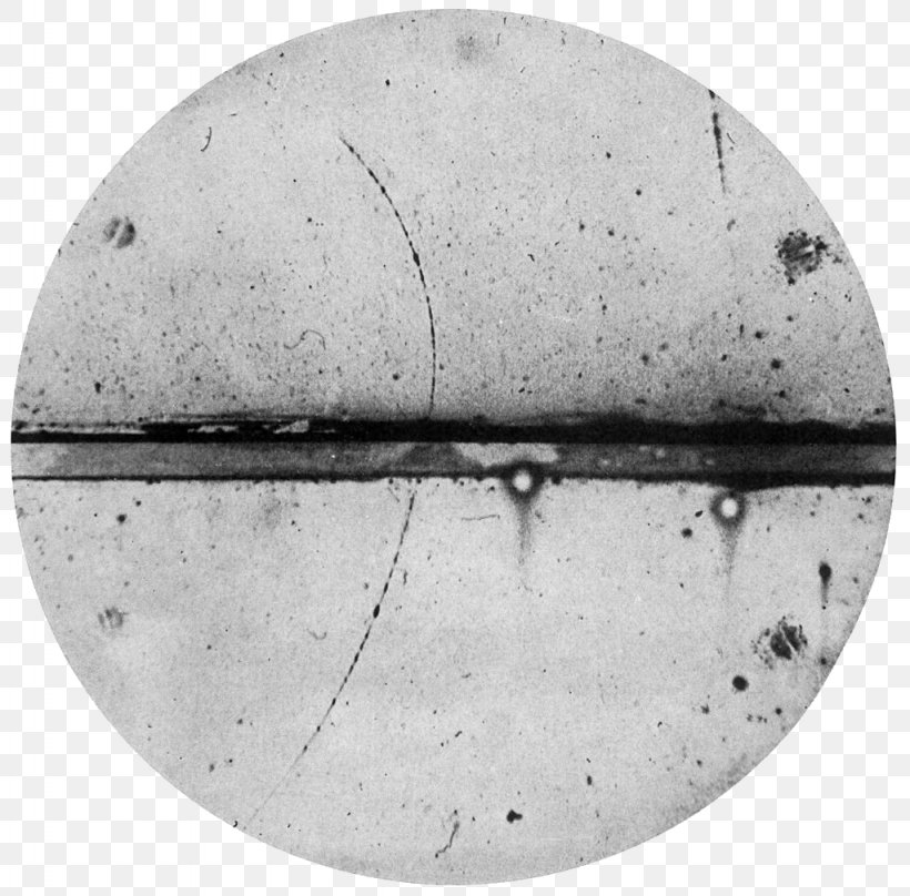 Particle Physics Positron Cloud Chamber Cosmic Ray, PNG, 1024x1010px, Particle Physics, Antiparticle, Black And White, Bubble Chamber, Carl David Anderson Download Free