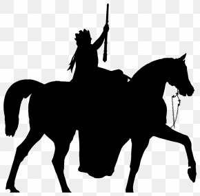Queen Victoria - Knight Silhouette Horse PNG