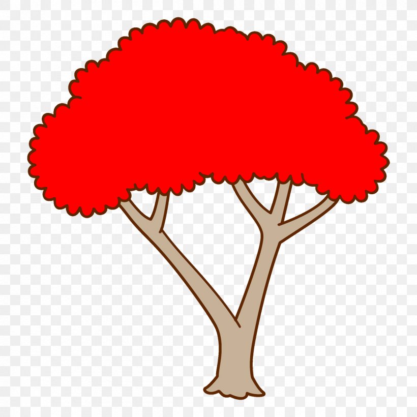 Red Clip Art Tree Plant, PNG, 1200x1200px, Red, Plant, Tree Download Free