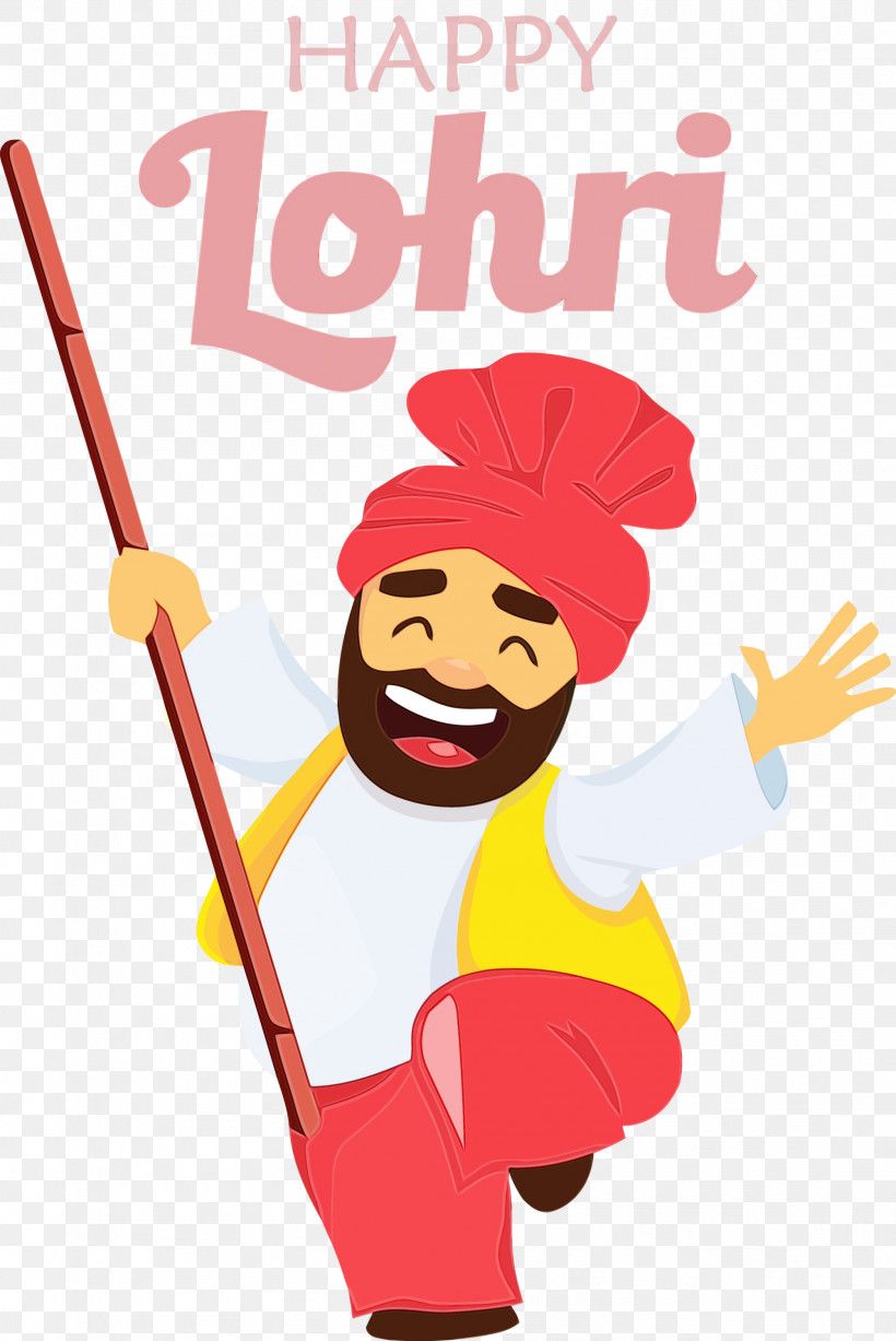 Punjabi Culture Folk Dances Of Punjab Poster Cartoon Festival, PNG, 2004x3000px, Happy Lohri, Cartoon, Festival, Folk Dance, Folk Dances Of Punjab Download Free