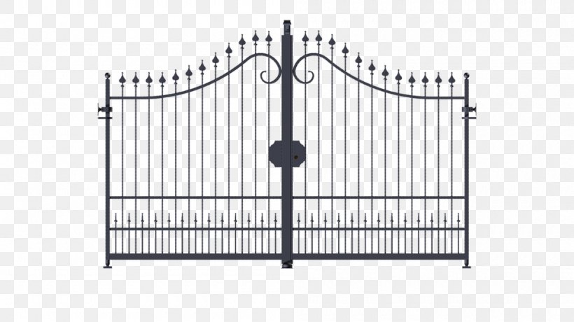 Gate Wrought Iron Door Inferriata, PNG, 1000x562px, Gate, Black And White, Door, Fence, Furniture Download Free