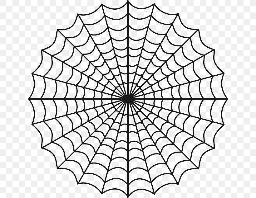 Spider Web Coloring Book Drawing, PNG, 640x636px, Spider, Area, Australian Funnelweb Spider, Black And White, Blue Download Free