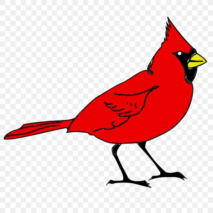 Bird Northern Cardinal Cardinal Beak Clip Art, PNG, 958x958px, Watercolor, Beak, Bird, Cardinal, Northern Cardinal Download Free