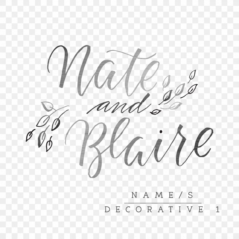 Wedding Invitation Wedding Photography Name Convite, PNG, 2500x2500px, Wedding Invitation, Black And White, Brand, Calligraphy, Convite Download Free