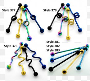 Body Jewelry - Earring Barbell Body Jewellery Body Piercing Industrial Piercing PNG