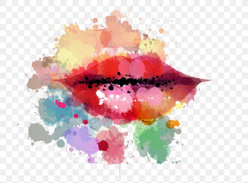 Lip Watercolor Painting, PNG, 1024x756px, Lip, Art, Color, Cosmetics, Flower Download Free