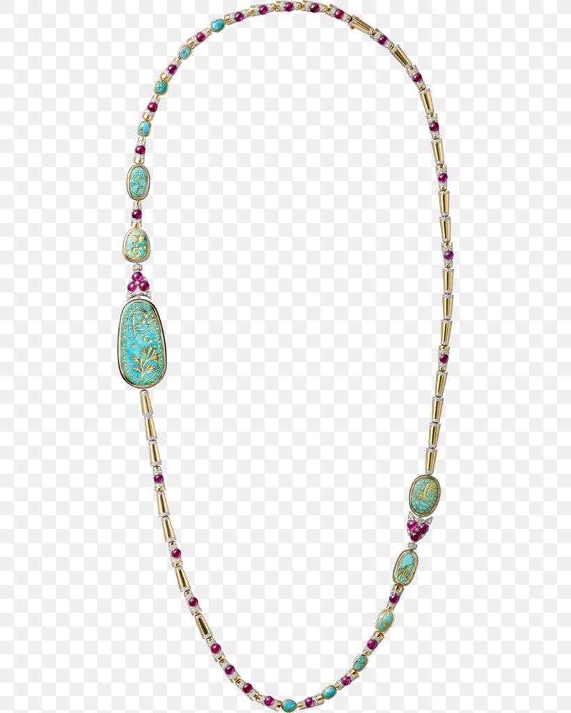 Turquoise Necklace Cartier Jewellery Gemstone, PNG, 484x1024px, Turquoise, Bead, Body Jewelry, Cartier, Diamond Download Free