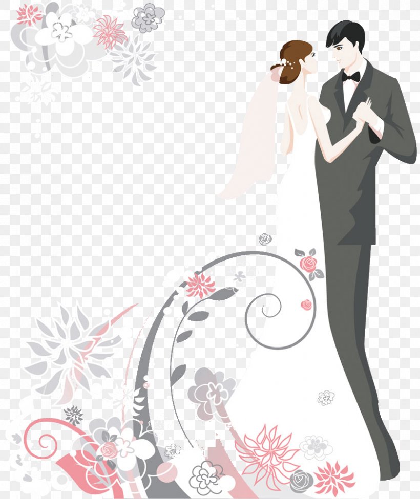 Wedding Invitation Wedding Cake Clip Art, PNG, 841x1000px, Watercolor, Cartoon, Flower, Frame, Heart Download Free