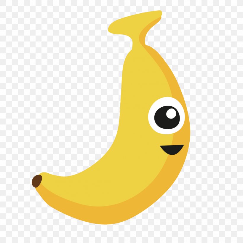 Banana, PNG, 1135x1135px, Banana, Beak, Bird, Cartoon, Food Download Free