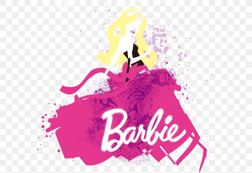 Barbie T-shirt Doll Monster High Birthday, PNG, 579x563px, Barbie, Art, Birthday, Brand, Button Download Free