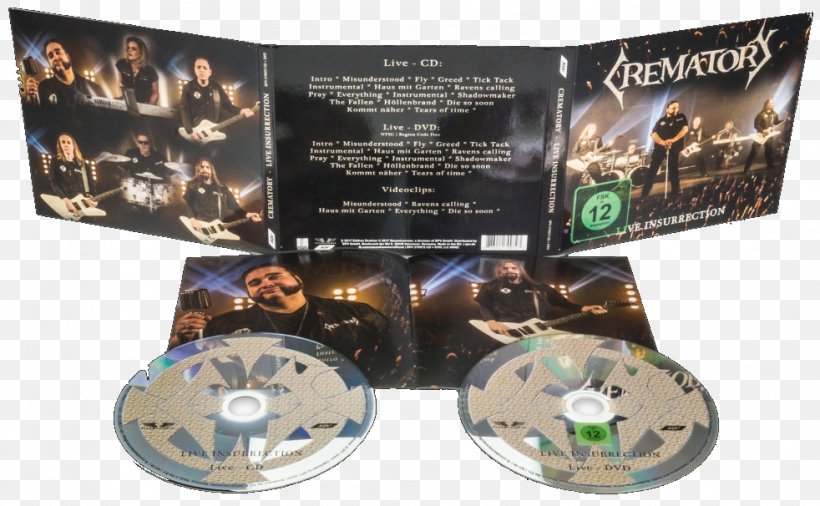 Crematory DVD Live Insurrection Haus Mit Garten Compact Disc, PNG, 982x606px, Crematory, Album, Compact Disc, Digipak, Dvd Download Free