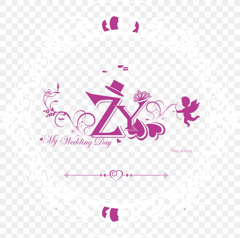 Logo Motif Wedding Marriage, PNG, 1000x993px, Logo, Brand, Designer, Gratis, Magenta Download Free