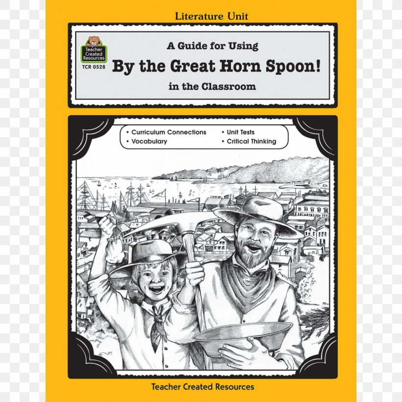 By The Great Horn Spoon! Classroom Book Teacher California Gold Rush, PNG, 900x900px, By The Great Horn Spoon, Black And White, Book, Book Report, California Gold Rush Download Free