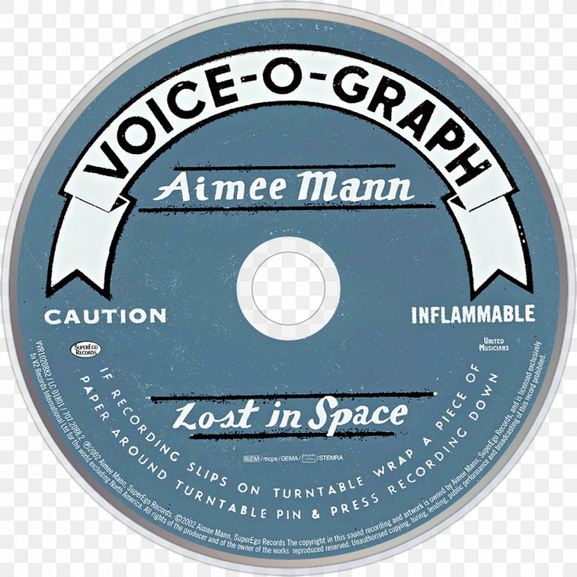 Compact Disc Lost In Space Brand Aimee Mann, PNG, 1000x1000px, Compact Disc, Aimee Mann, Brand, Data Storage Device, Dvd Download Free