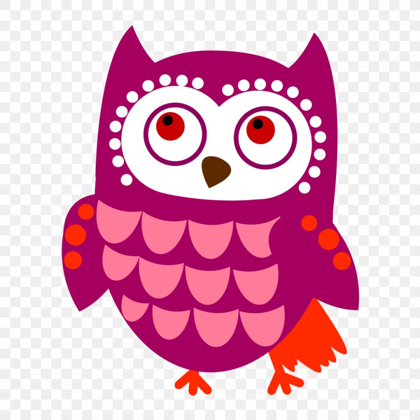 Owl Clip Art Vector Graphics Illustration Transparency, PNG, 1000x1000px, Owl, Bird, Bird Of Prey, Cartoon, Drawing Download Free