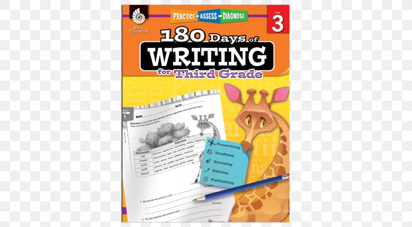 180 Days Of Writing For Fourth Grade: Practice, Assess, Diagnose 180 Days Of Reading For Third Grade: Practice, Assess, Diagnose Education, PNG, 600x451px, Third Grade, Book, Education, First Grade, Grading In Education Download Free