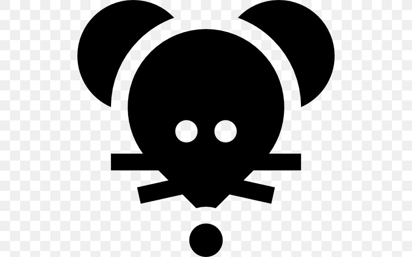 Computer Mouse Rodent Hamster, PNG, 512x512px, Mouse, Animal, Black, Black And White, Bone Download Free
