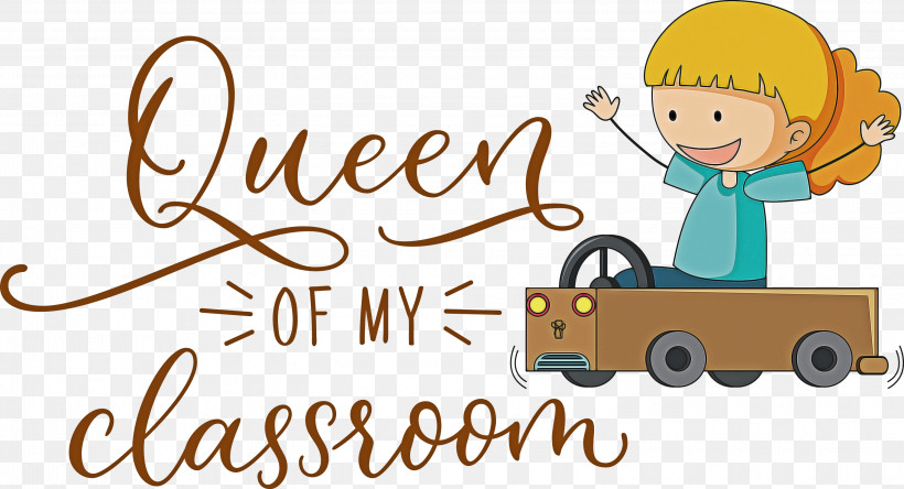 QUEEN OF MY CLASSROOM Classroom School, PNG, 3000x1627px, Classroom, Behavior, Cartoon, Geometry, Happiness Download Free