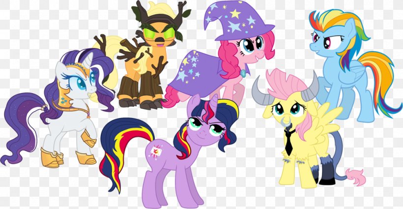 Rainbow Dash Fluttershy Twilight Sparkle Rarity Pinkie Pie, PNG, 1000x519px, Watercolor, Cartoon, Flower, Frame, Heart Download Free