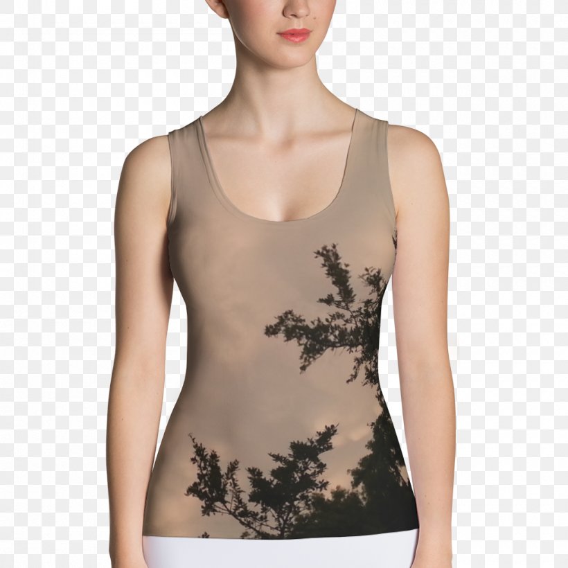Crop Top Tanktop Clothing Sleeveless Shirt, PNG, 1000x1000px, Watercolor, Cartoon, Flower, Frame, Heart Download Free