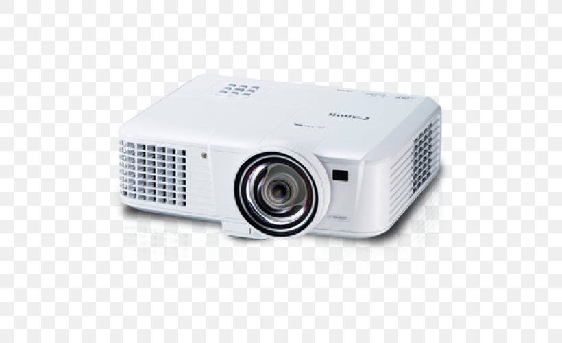 Multimedia Projectors Wide XGA Canon Digital Light Processing, PNG, 500x500px, Multimedia Projectors, Canon, Digital Light Processing, Electronic Device, Electronics Accessory Download Free