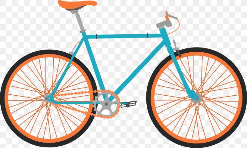 Fixed-gear Bicycle Road Bicycle City Bicycle Single-speed Bicycle, PNG, 1677x1007px, Bicycle, Bicycle Accessory, Bicycle Commuting, Bicycle Drivetrain Part, Bicycle Frame Download Free