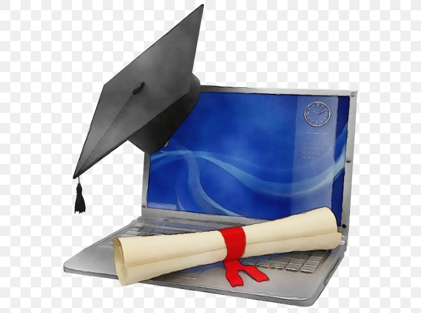 Graduation, PNG, 600x610px, Watercolor, Diploma, Graduation, Paint, Paper Download Free