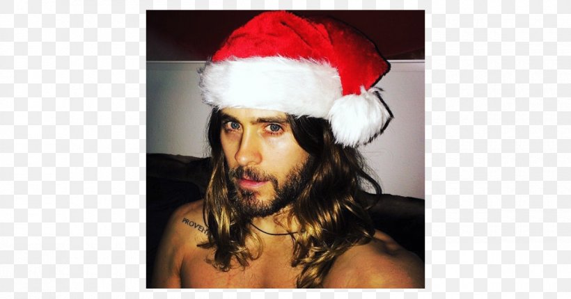 Jared Leto Santa Claus Joker Christmas Suicide Squad, PNG, 1200x630px, Jared Leto, Actor, Beard, Cap, Celebrity Download Free