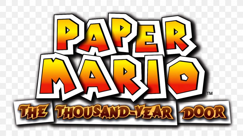Paper Mario: The Thousand-Year Door GameCube Mario Series, PNG, 1500x840px, Paper Mario The Thousandyear Door, Area, Brand, Game, Gamecube Download Free