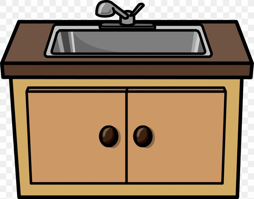 Sink Kitchen Bathroom Clip Art, PNG, 2372x1862px, Sink, Bathroom, Cabinetry, Countertop, Furniture Download Free