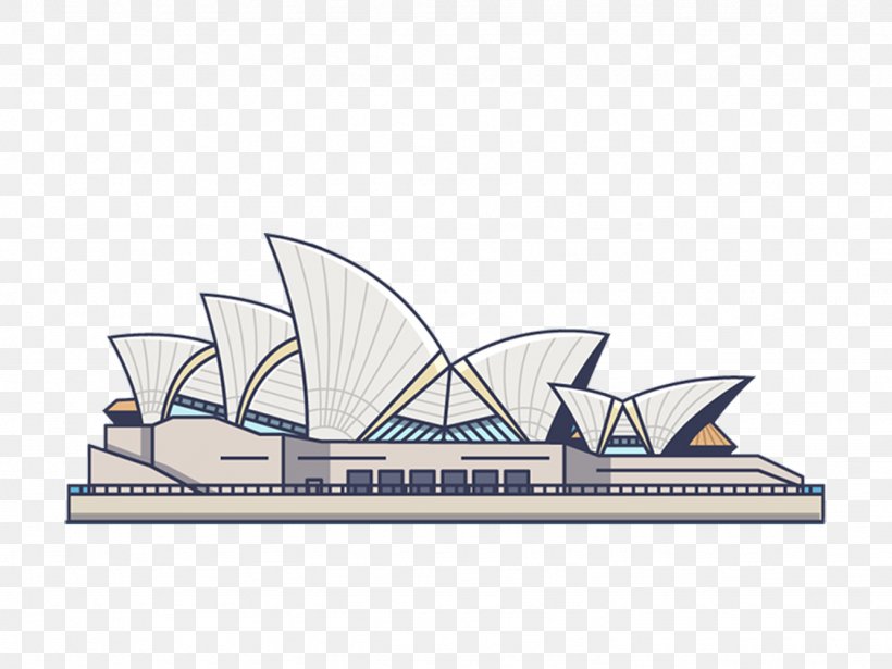 Sydney Opera House City Of Sydney Cartoon Illustration, PNG, 1333x1000px, Sydney Opera House, Boat, Brand, Building, Cartoon Download Free