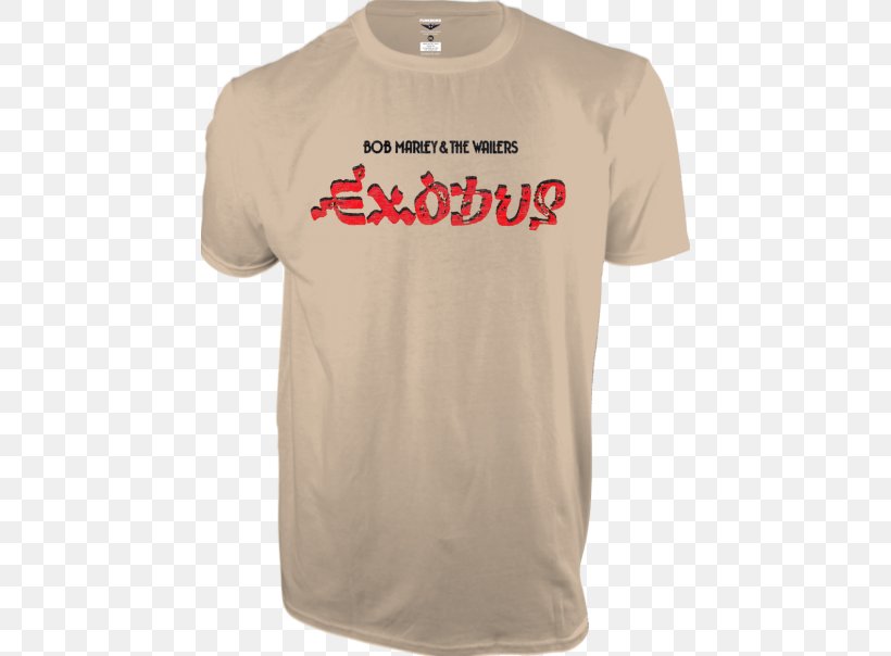 T-shirt Exodus Tour Sleeve, PNG, 450x604px, Tshirt, Active Shirt, Beige, Bob Marley, Brand Download Free