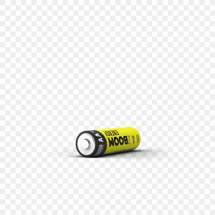 Yellow Electronics Battery, PNG, 2500x2500px, Yellow, Battery, Computer Hardware, Cylinder, Electronics Download Free