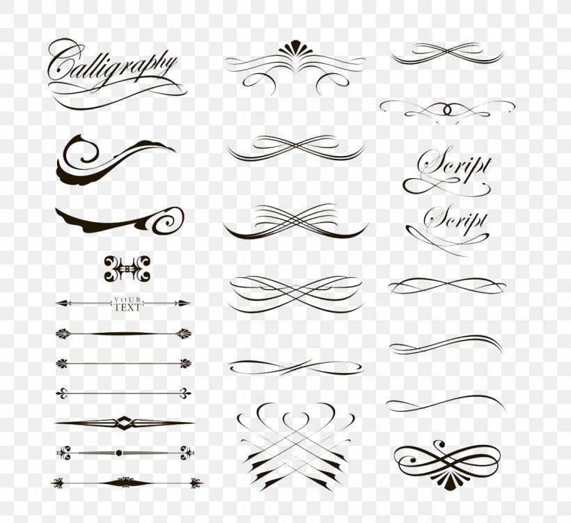 Calligraphy Royalty-free Drawing Clip Art, PNG, 1200x1100px, Calligraphy, Area, Art, Black, Black And White Download Free