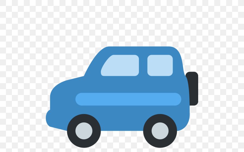 Emoji Domain Car Travel Sport Utility Vehicle, PNG, 512x512px, Emoji, Automotive Design, Blue, Campervans, Car Download Free
