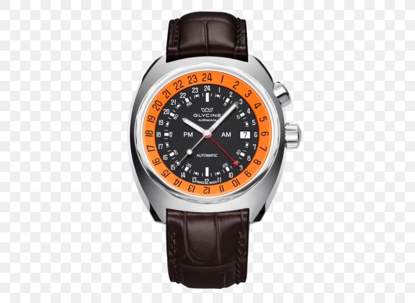 Glycine Watch Pilgrim Aidin Automatic Watch 0506147919, PNG, 600x600px, Glycine Watch, Airman, Automatic Watch, Brand, Chronograph Download Free
