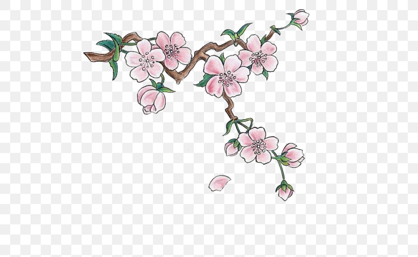 Japan Cherry Blossom Drawing Sticker, PNG, 500x504px, Japan, Blog