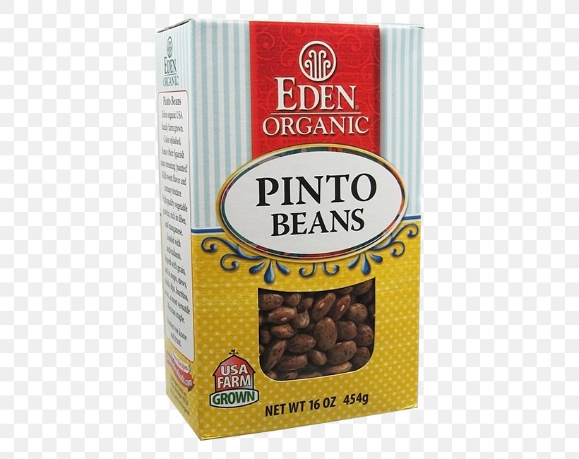 Organic Food Baked Beans Vegetarian Cuisine Eden Foods Inc. Pinto Bean, PNG, 650x650px, Organic Food, Baked Beans, Bean, Cereal, Eden Foods Inc Download Free