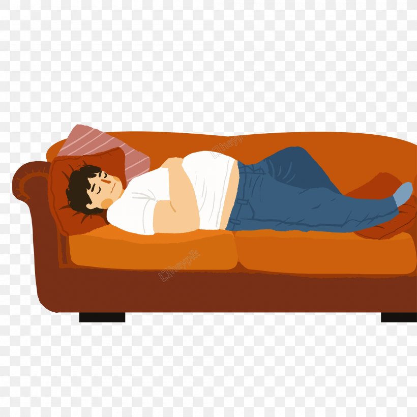 Sleep Cartoon, PNG, 2000x2000px, Couch, Cartoon, Chaise Longue, Comfort, Furniture Download Free