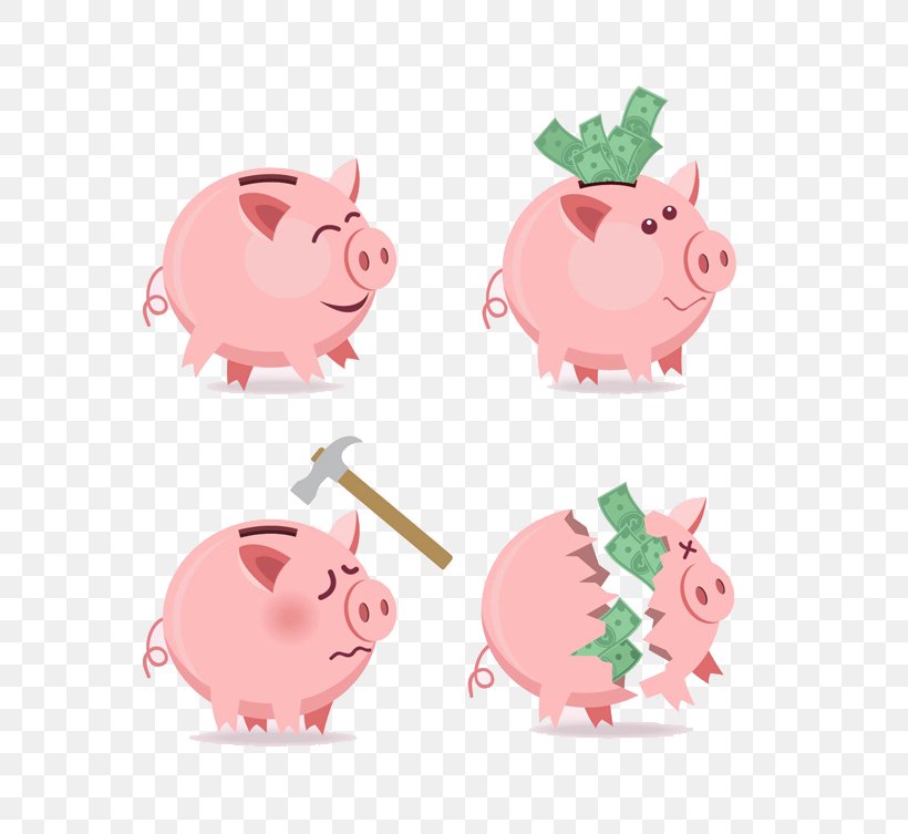 Domestic Pig Piggy Bank Money, PNG, 800x753px, Domestic Pig, Bank, Cartoon, Customer, Information Download Free