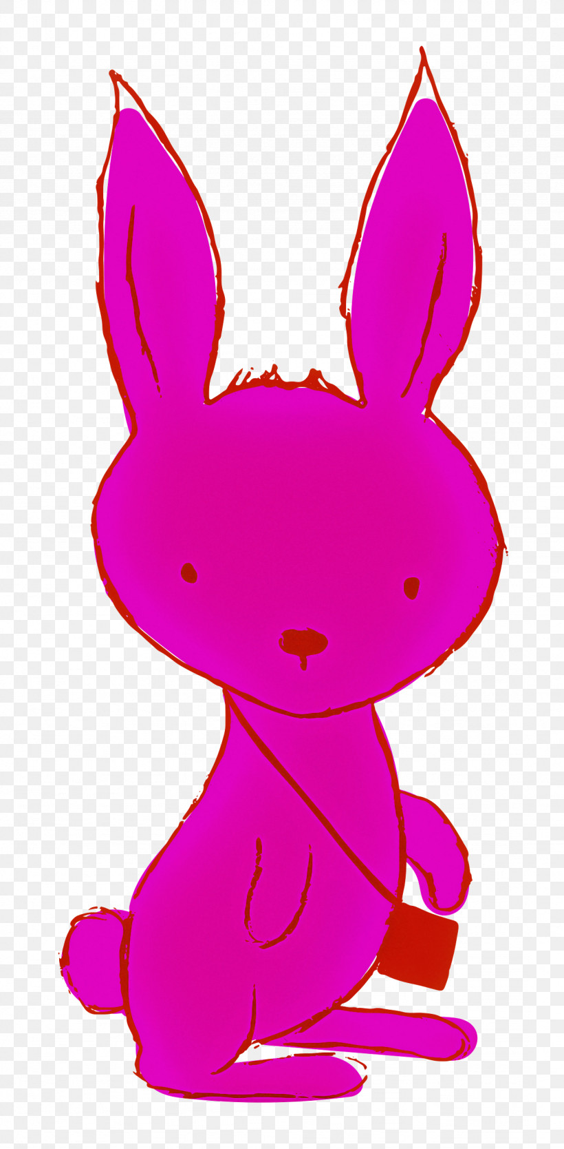 Easter Bunny, PNG, 1229x2500px, Cartoon Bunny, Biology, Bunny, Cartoon, Character Download Free
