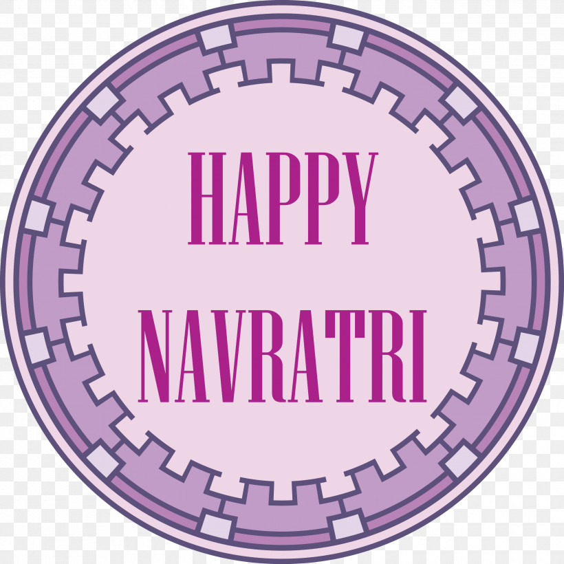 Happy Navratri, PNG, 3000x3000px, Circle, Analytic Trigonometry And Conic Sections, Mathematics, Meter, Pink M Download Free