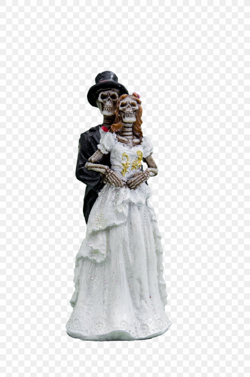 Skeleton Skull Couple, PNG, 850x1280px, Skeleton, Bride, Bridegroom, Contemporary Western Wedding Dress, Couple Download Free