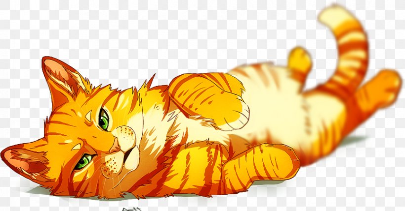 Cat Warriors Kitten Firestar, PNG, 866x454px, Cat, Art, Bluestar, Carnivoran, Cartoon Download Free