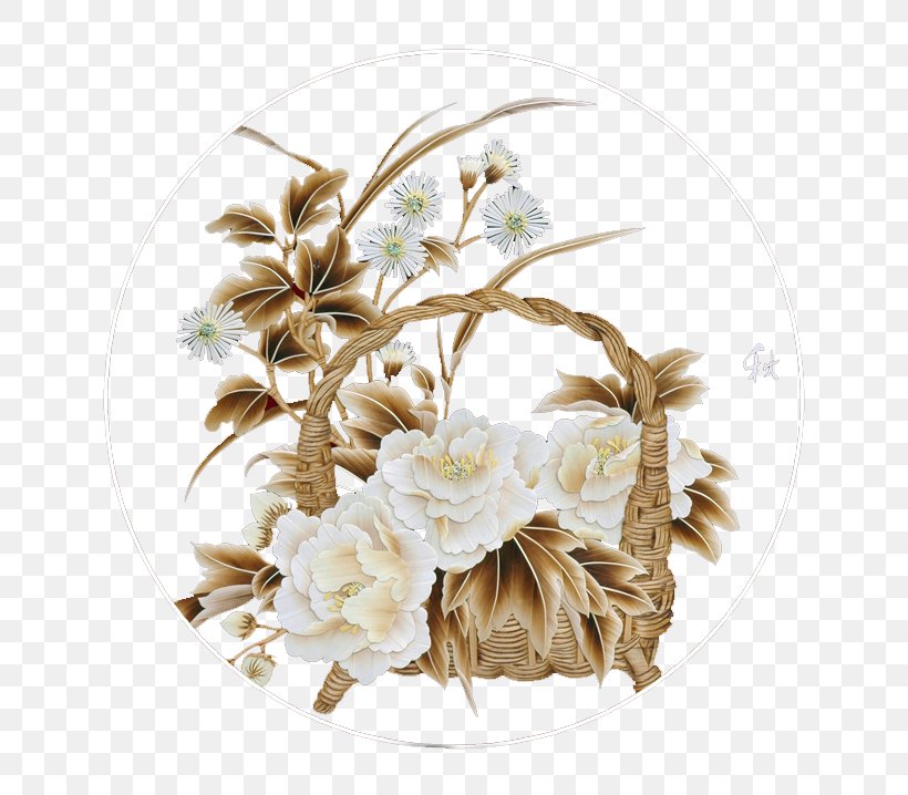 Floral Design Art Painting Illustration Illustrator, PNG, 720x718px, Floral Design, Art, Art Blog, Artificial Flower, Beige Download Free