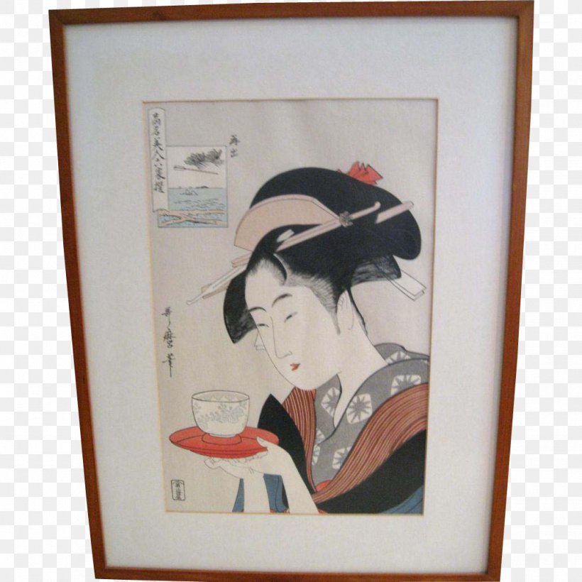 Japanese Art Three Beauties Of The Present Day Woodblock Printing Ukiyo-e, PNG, 1031x1031px, Japan, Art, Artist, Artwork, Bijinga Download Free