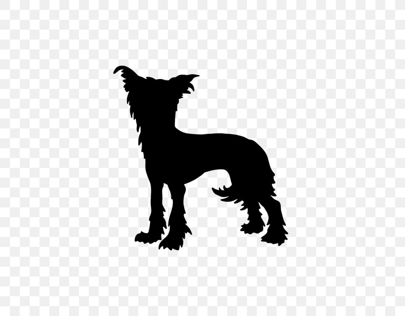 Dog Breed Chinese Crested Dog Bumper Sticker Виниловая интерьерная наклейка, PNG, 640x640px, Dog Breed, Adhesive, Artikel, Bark, Black And White Download Free