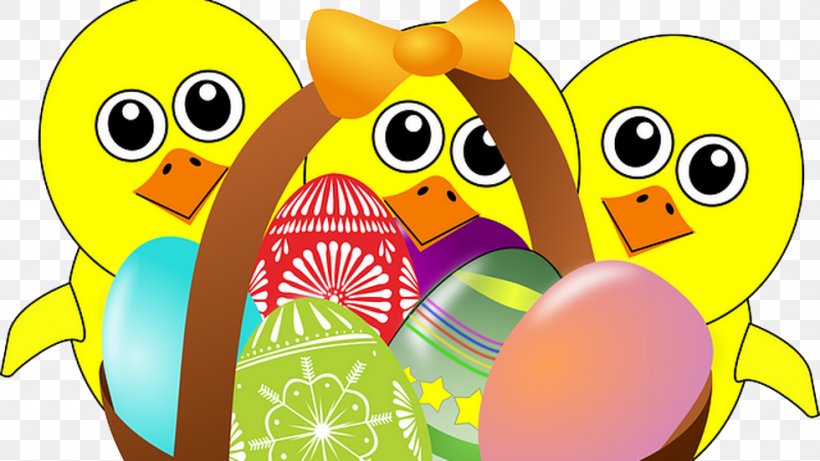 Easter Basket Easter Bunny Clip Art, PNG, 980x551px, Easter, Art, Basket, Beak, Cartoon Download Free