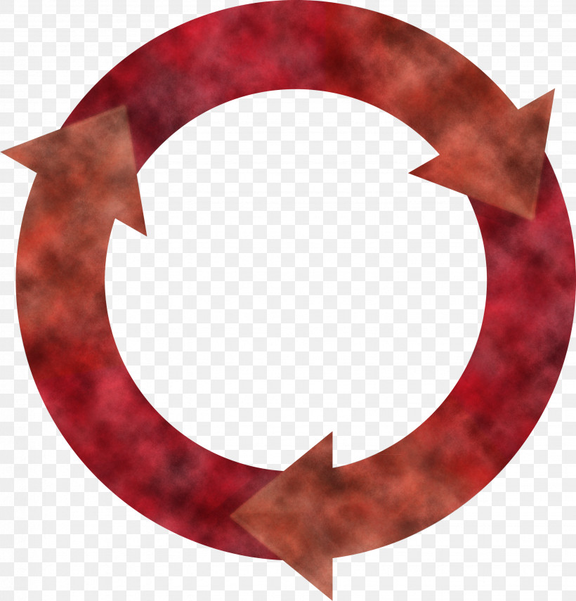 Circle Arrow, PNG, 2877x3000px, Circle Arrow, Circle, Leaf, Plant, Red Download Free