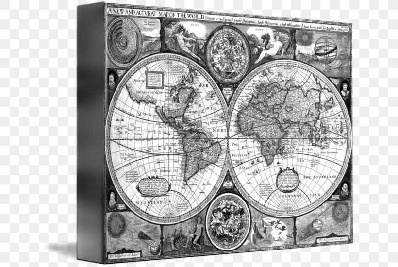 Early World Maps Globe, PNG, 650x550px, World, Atlas, Black And White, Cartography, Currency Download Free